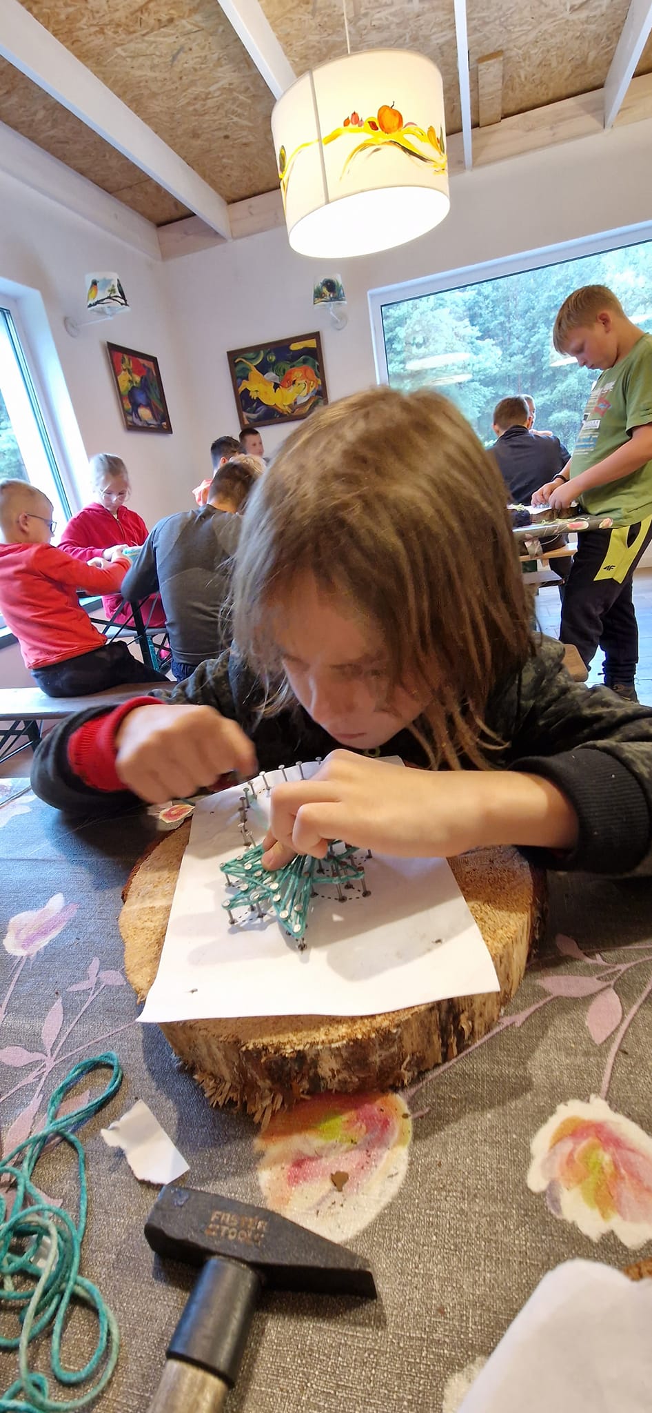 Warsztatownia Kulturka u stółka - StringArt