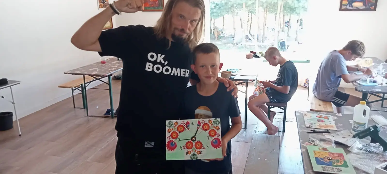 Warsztatownia Kulturka u stółka -zegary