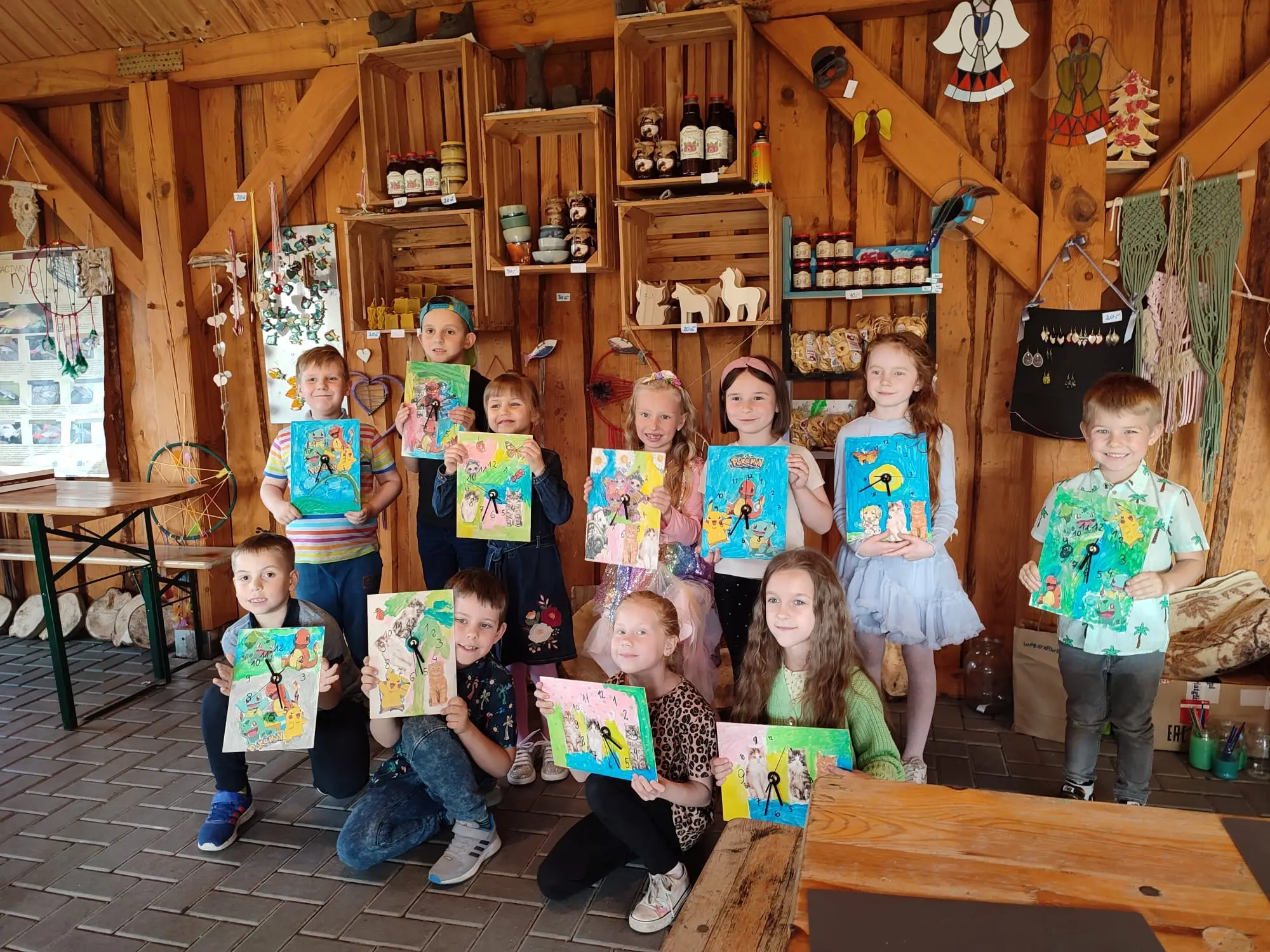 Warsztatownia Kulturka u stółka -zegary