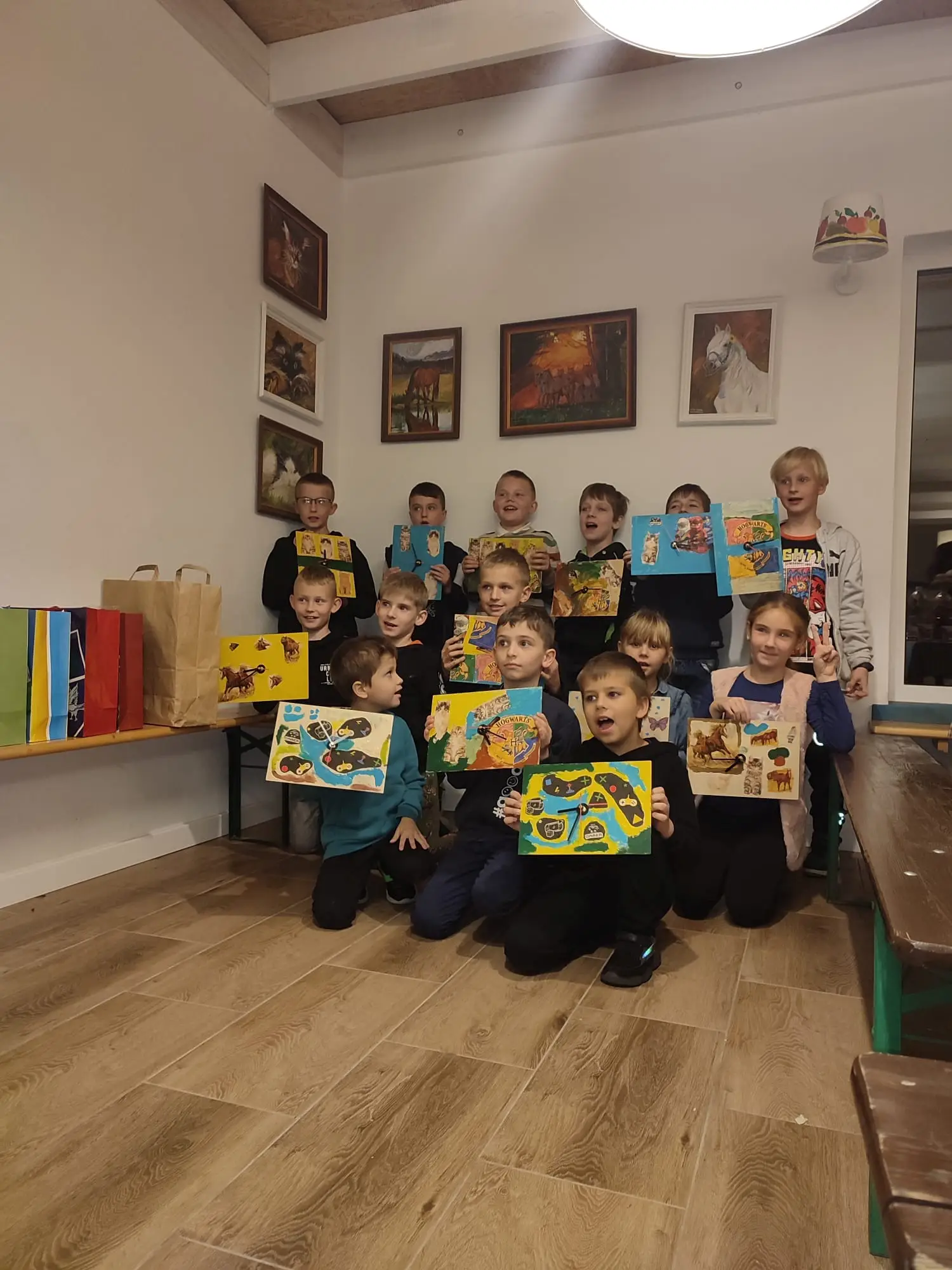 Warsztatownia Kulturka u stółka -zegary