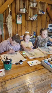 Malowane ekotorby -Warsztatownia Kulturka u stółka